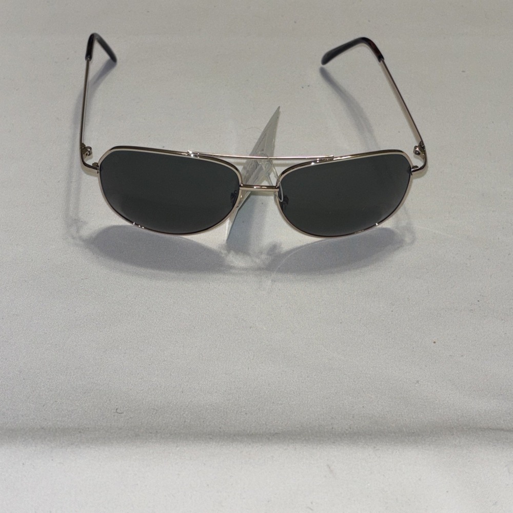 Fast Lane Colonel Aviator Sunglasses Gold Frame UV Protection NWT